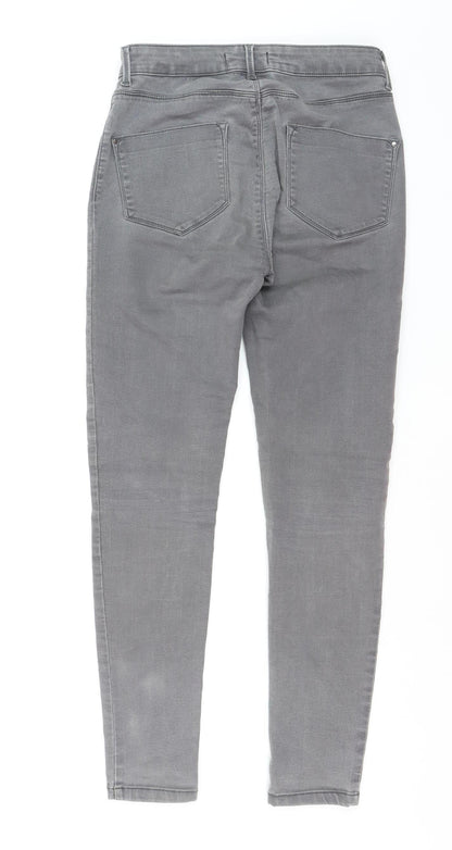 Dorothy Perkins FRANKIE Women's Grey Size 10 Skinny Jeans