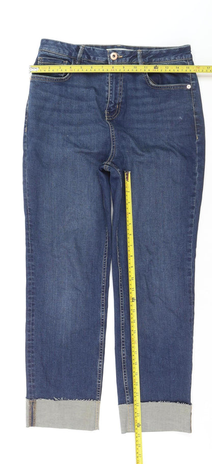 Marks and Spencer Women’s Blue Slim Cropped Jeans Size 12