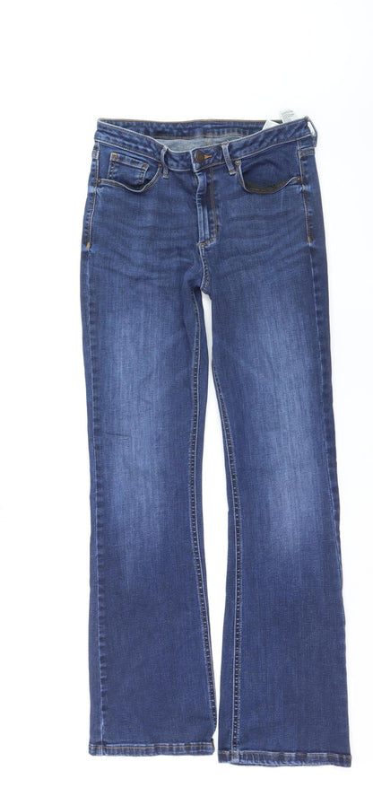 Marks and Spencer Women's Blue Bootcut Regular Fit Jeans Size 10
