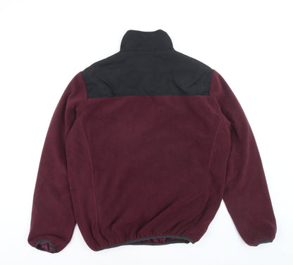 Bench Men’s Brown Fleece 1/4 Zip Activewear Jacket L