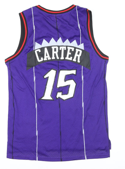Mitchell & Ness Men’s Purple Raptors 15 Vince Carter Basketball Jersey M