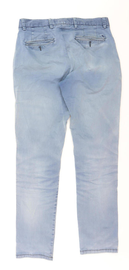 Urban Uomo Jeans Men's Blue 32R Straight Fit Stretch Denim