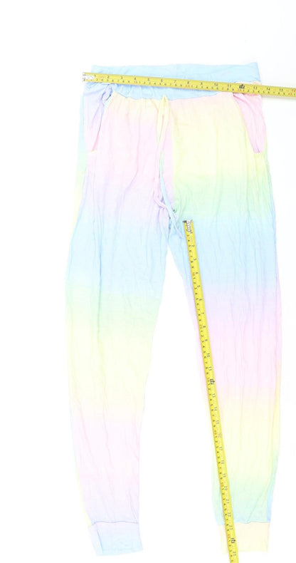 Boohoo Women’s Multicoloured Tie Dye Jogger Leggings Size 10