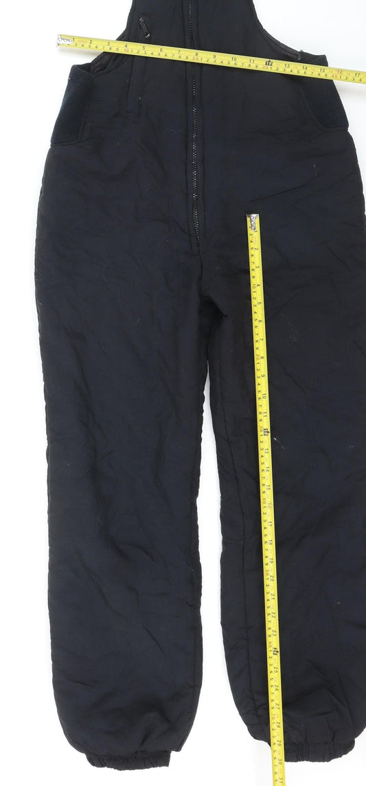 Montagne Blanche Men's Black XS Snow Pants Waterproof Insulated Trousers
