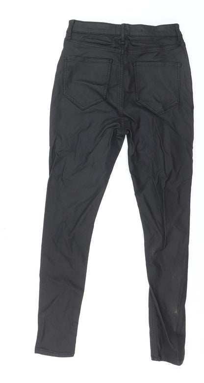 River Island Women Black Size 10R Skinny Denim Trousers