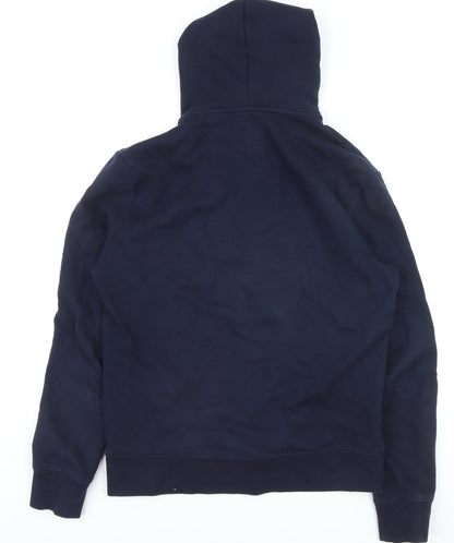 Marks and Spencer Men’s Blue Full Zip Hoodie Size M Cotton
