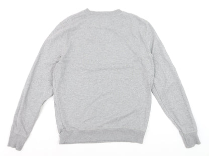 River Island Men's Grey Graphic Print Pullover Sweatshirt M