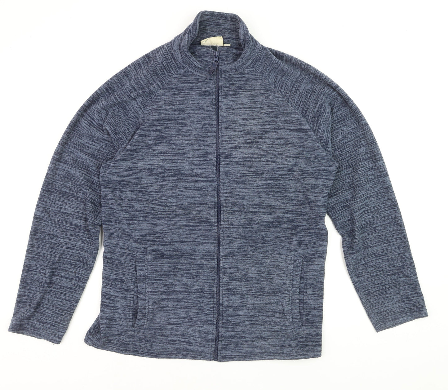 Mountain Warehouse Men’s Blue Full Zip Fleece Sweatshirt Size M
