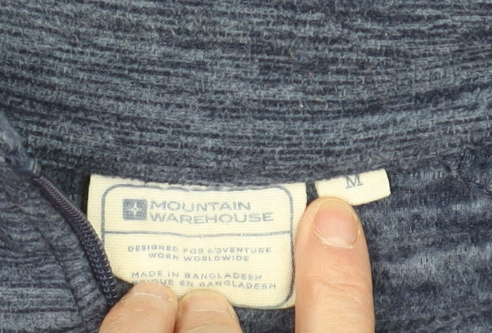 Mountain Warehouse Men’s Blue Full Zip Fleece Sweatshirt Size M
