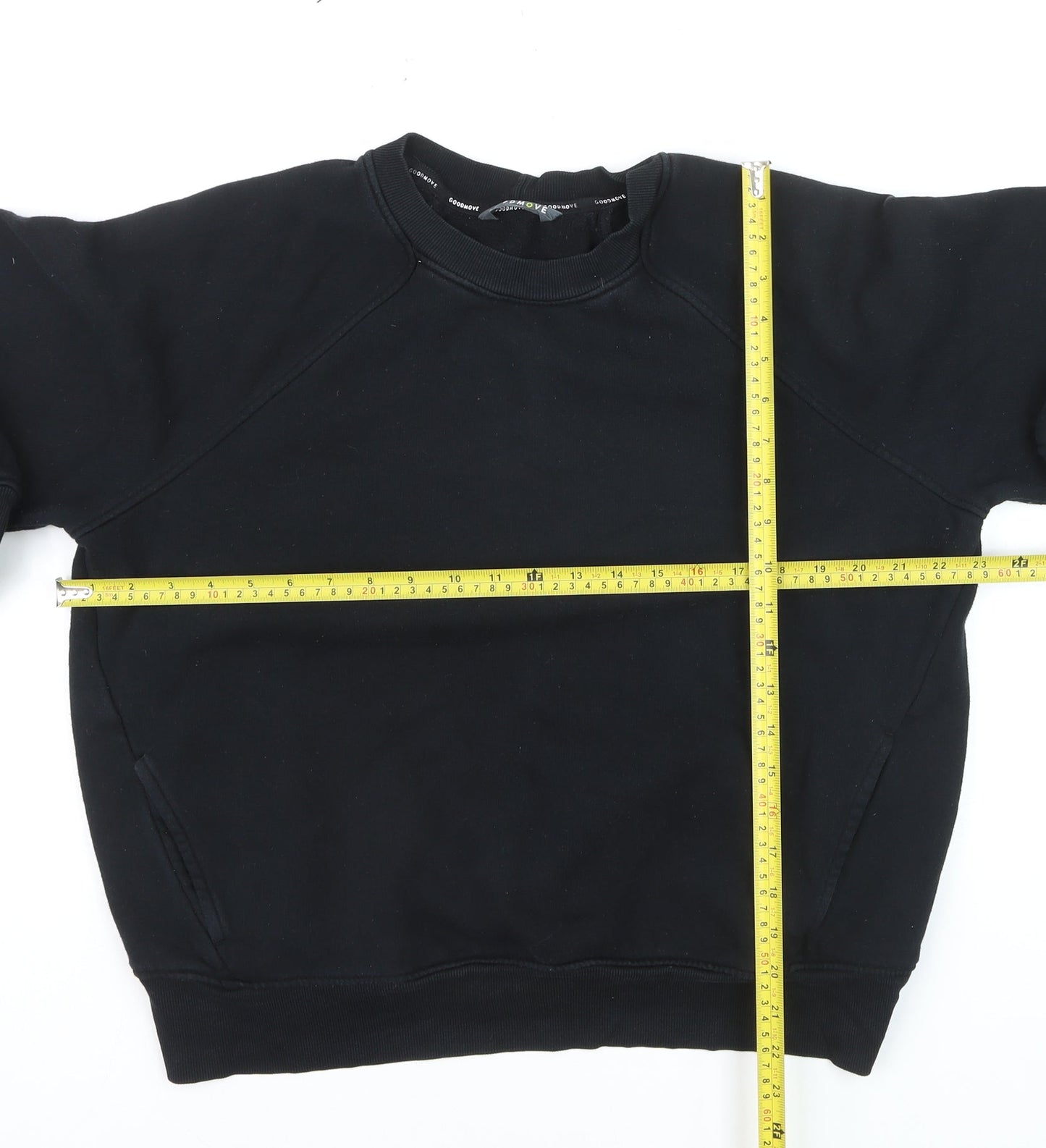 Marks and Spencer Goodmove Women Black Size 16 Pullover Sweatshirt