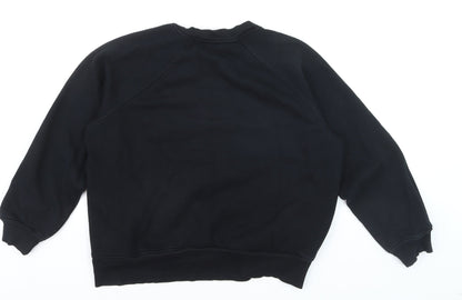 Marks and Spencer Goodmove Women Black Size 16 Pullover Sweatshirt