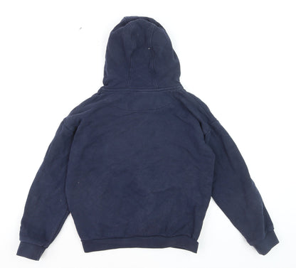 Paul Smith Boys Navy Blue Full Zip Hoodie 11-12 Years Cotton Blend