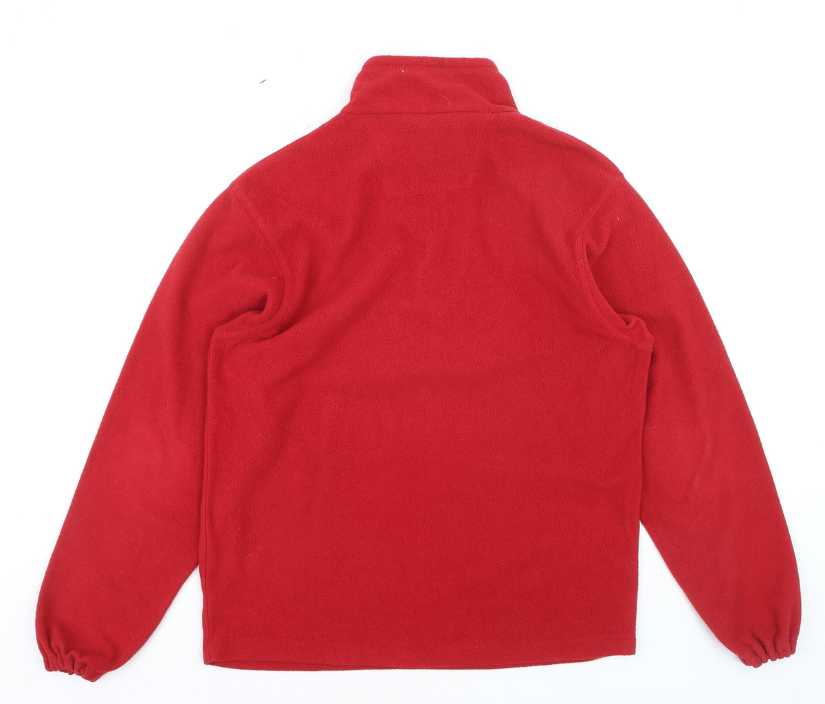 Regatta Men Red Fleece 1/4 Zip Pullover Sweatshirt M
