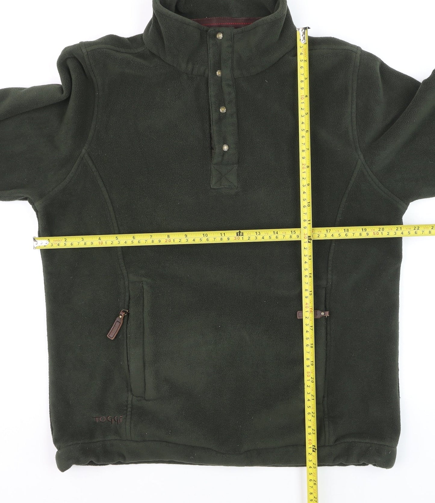 Toggi Men's Green Fleece Pullover Sweatshirt XS Outdoor Wear