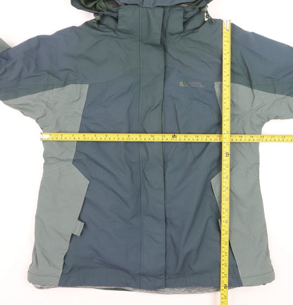 Mountain Warehouse Men's Green L Waterproof 3-in-1 Hooded Jacket