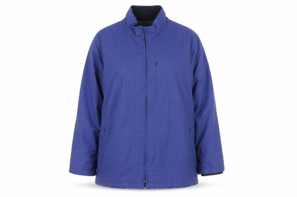 Front view of Maine New England women’s blue, size UK 18, waterproof full zip jacket