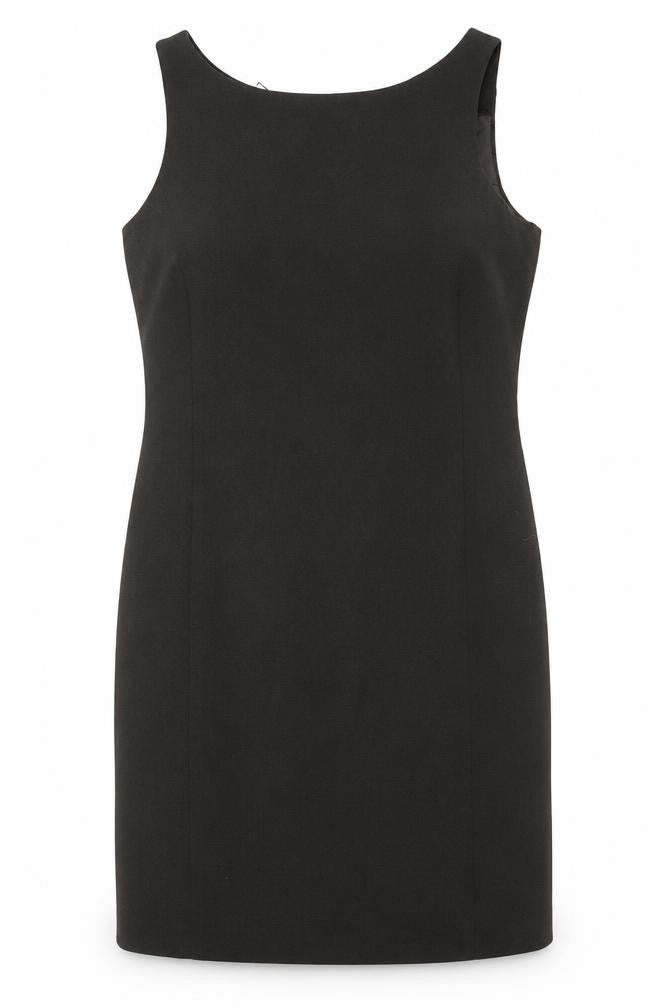 Episode Women Brown Wool Sleeveless Sheath Knee Length Dress Size 12