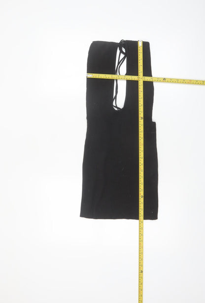 PrettyLittleThing Women’s Black S Bodycon Sleeveless Short Dress