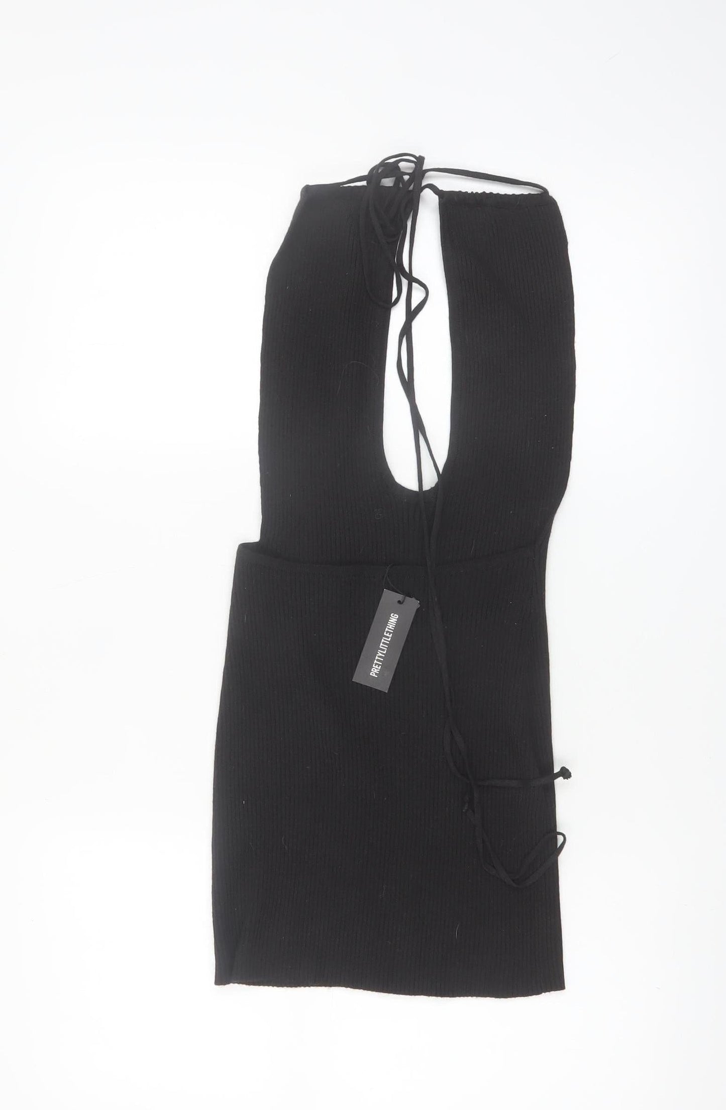 PrettyLittleThing Women’s Black S Bodycon Sleeveless Short Dress