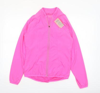 Atmosphere Womens Pink Size 10 Workout Windbreaker Jacket
