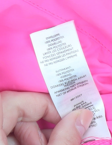 Atmosphere Womens Pink Size 10 Workout Windbreaker Jacket