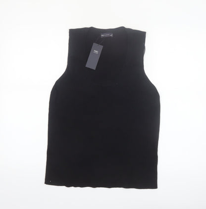 Marks and Spencer Women's Black Sleeveless Tank Top Size 20