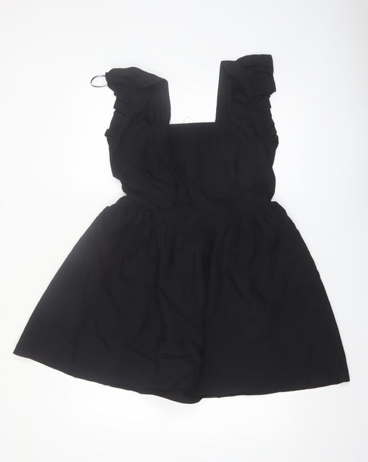 Marks and Spencer Women’s Black A-Line Short Sleeveless Dress Size 12
