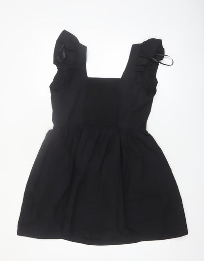 Marks and Spencer Women's Black Size 12 Sleeveless Skater Dress
