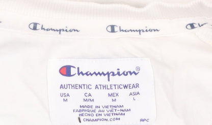 Champion Womens Blue Tie-Dye Pullover Sweatshirt Size M