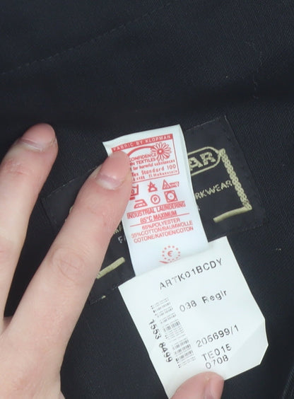 Arco Workwear Men's Black 38 Regular Fit Work Trousers