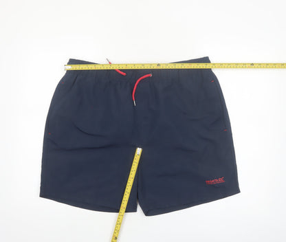 Regatta Men's Blue 2XL Swim Shorts Quick Dry Lined Elastic Waist