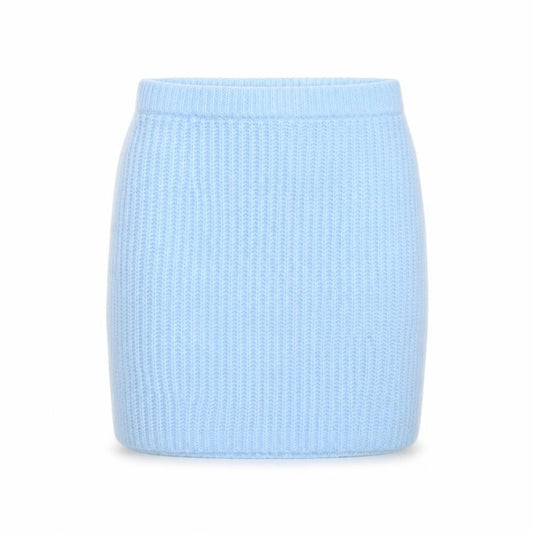 PrettyLittleThing Women’s Blue Knit Short Pencil Skirt Size S