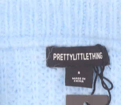 PrettyLittleThing Women’s Blue Knit Short Pencil Skirt Size S