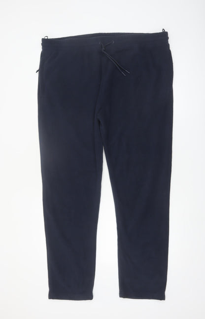 Marks and Spencer Men’s Black Fleece Sweatpants XL Regular