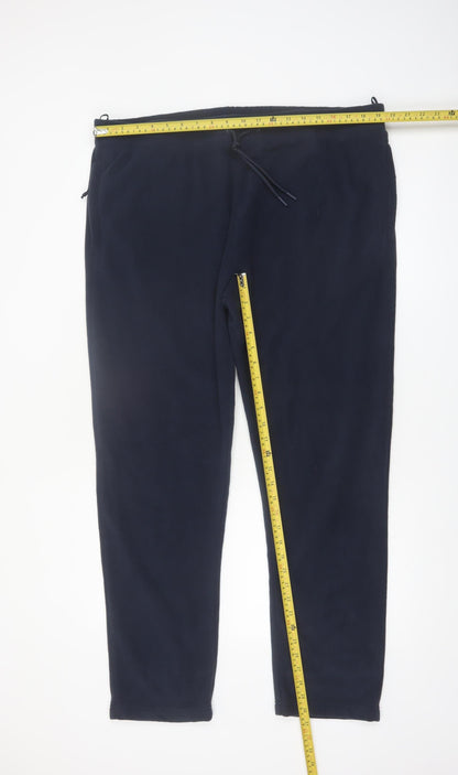 Marks and Spencer Men’s Black Fleece Sweatpants XL Regular