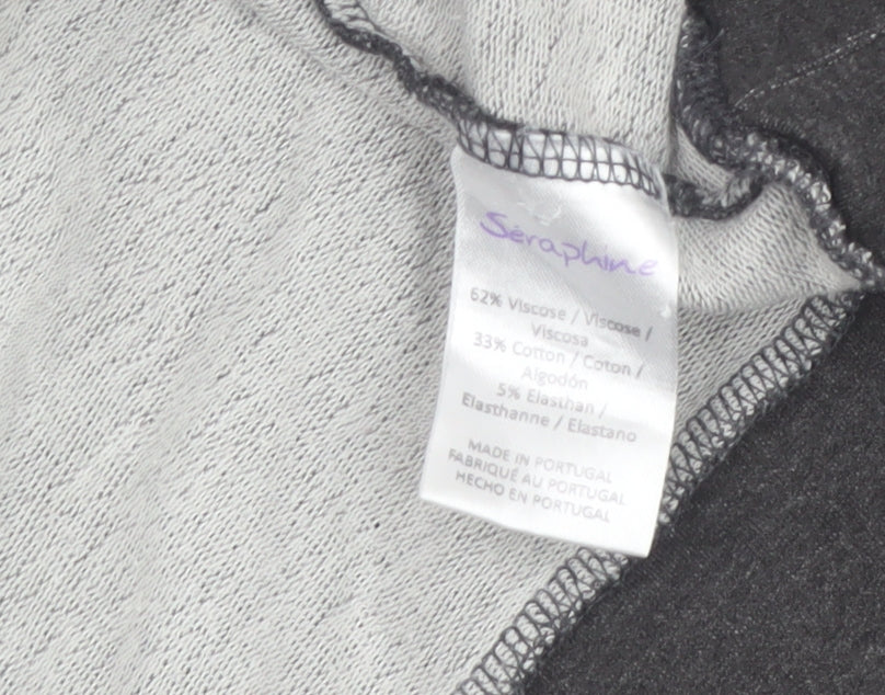Seraphine Women's Charcoal Pullover Hoodie Small Maternity Soft Stretch