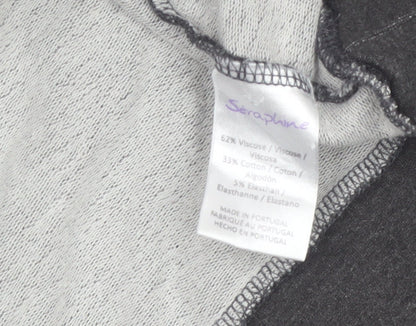 Seraphine Women's Charcoal Pullover Hoodie Small Maternity Soft Stretch