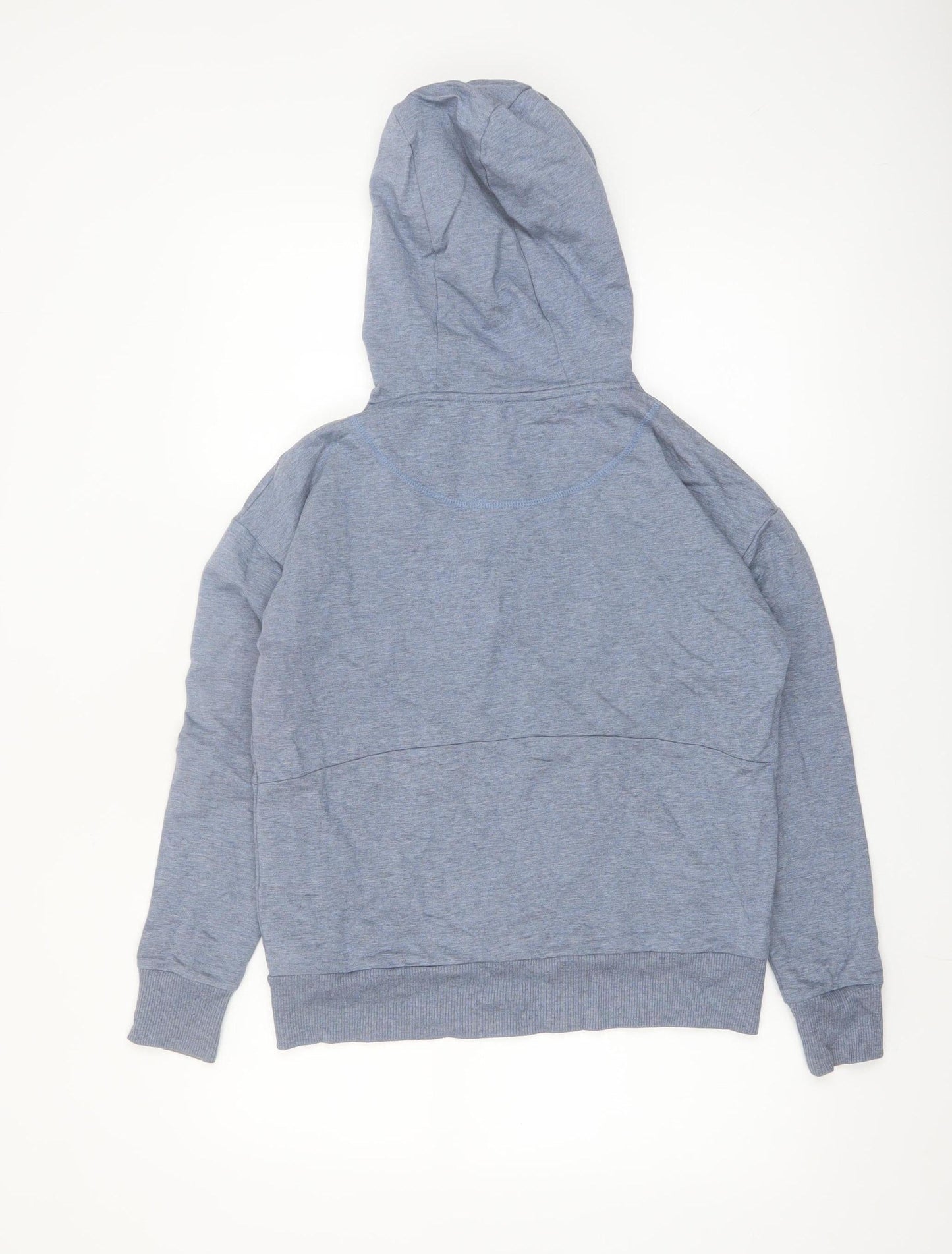 BAM Women's Blue 1/4 Zip Hooded Pullover Sweatshirt Size S