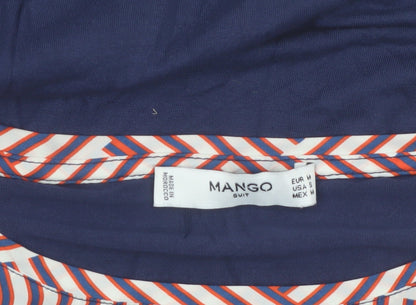 Mango Women’s Multicoloured Kimono Style Blouse Size 12