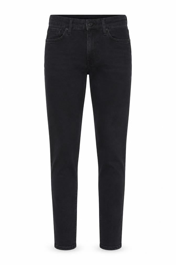 H&M Mens Black Skinny Mid Waist Stretch Denim Jeans M