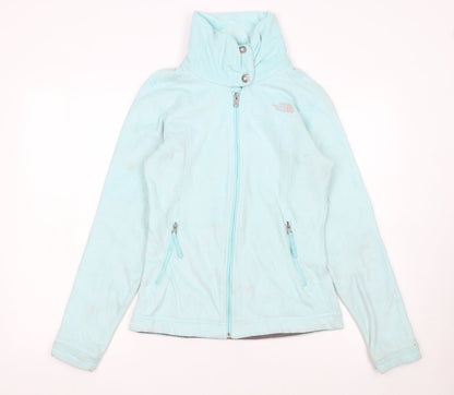 The North Face Women's Blue Full Zip Fleece Sweatshirt S Regular