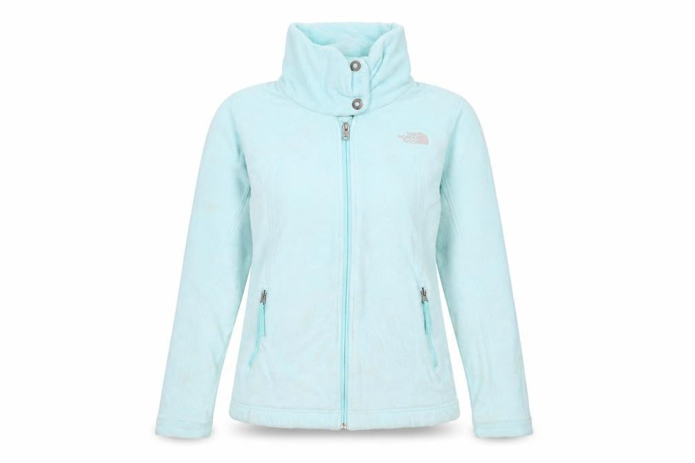 The North Face Women's Blue Full Zip Fleece Sweatshirt S Regular