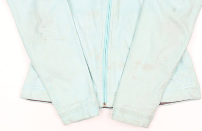 The North Face Women's Blue Full Zip Fleece Sweatshirt S Regular