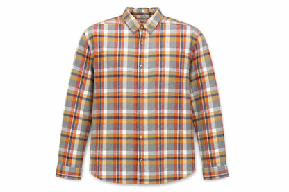 L.L. Bean Men's Multicoloured Plaid Cotton Button-Up Shirt XL Regular Fit