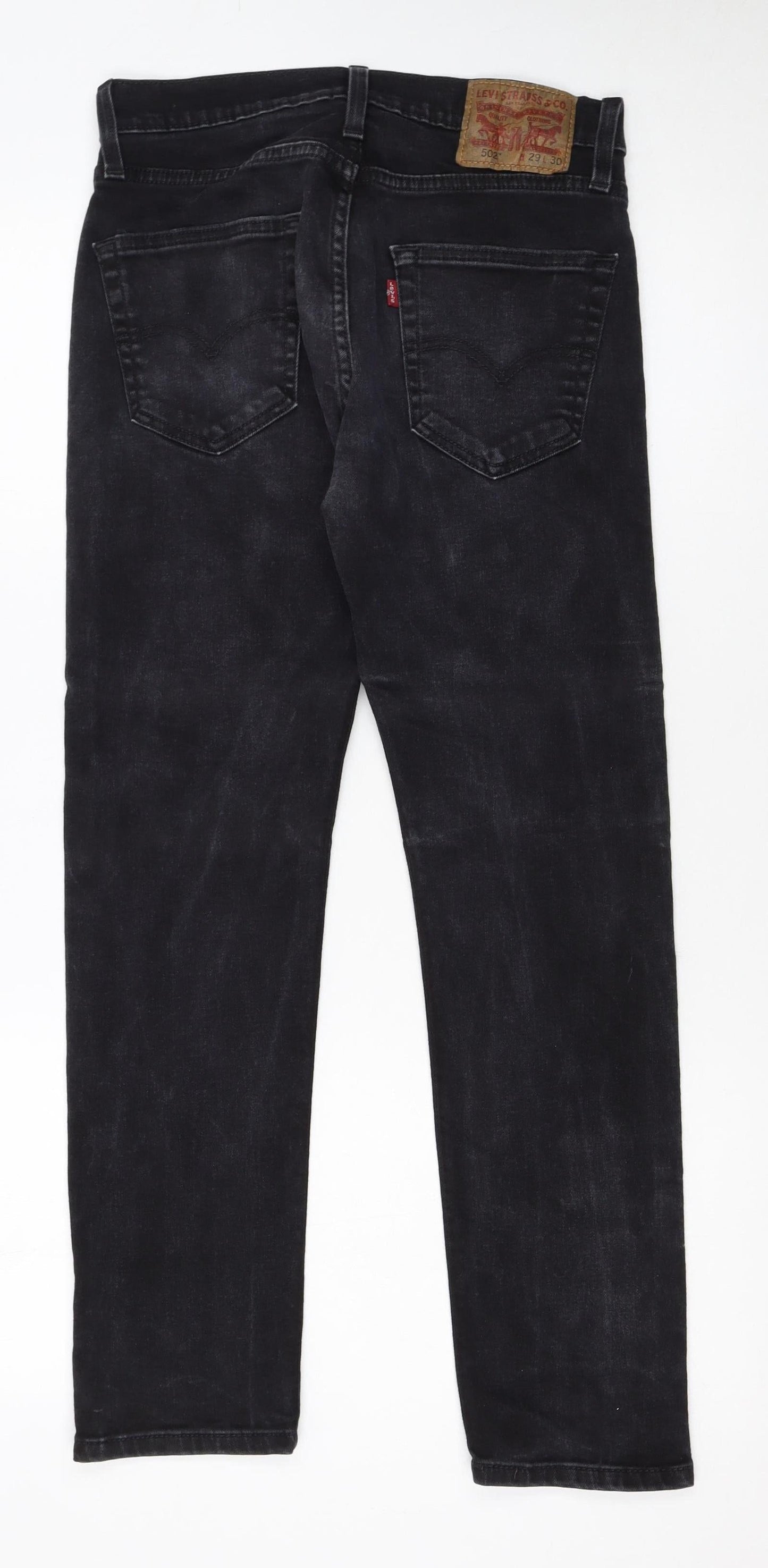 Levi’s Women’s Black 502 Regular Straight Stretch Jeans W29 L30