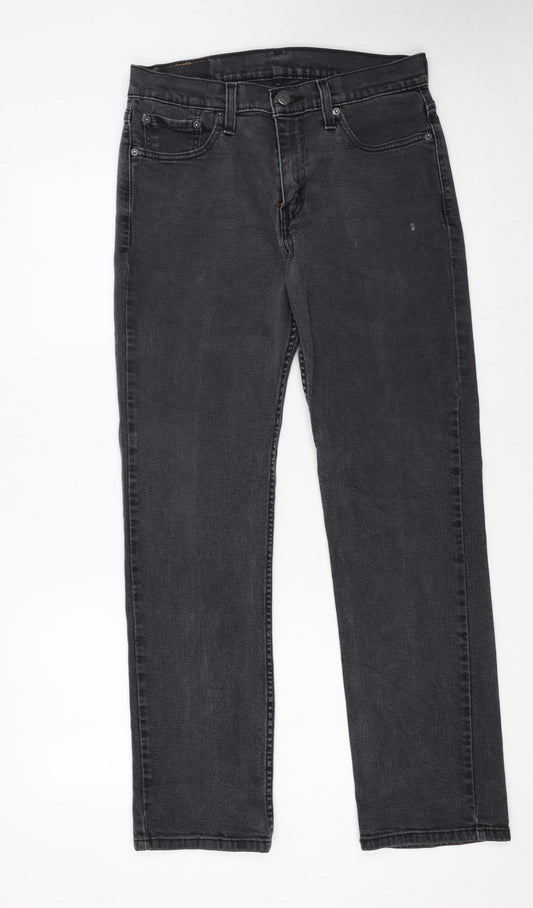 Levi's 514 Men's Grey Straight Fit Denim Jeans W30 L32