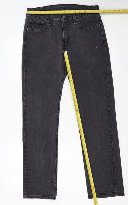 Levi's 514 Men's Grey Straight Fit Denim Jeans W30 L32