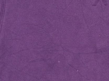 IZOD Women Purple Crew Neck Pullover Sweatshirt Size S