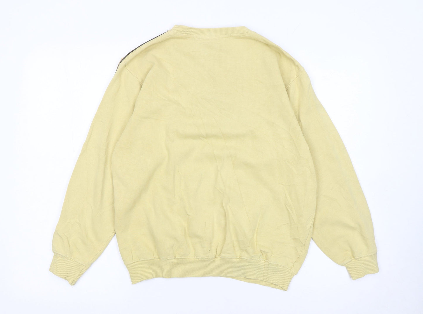 Adidas Girls Beige Embroidered Logo Pullover Sweatshirt 14 Years