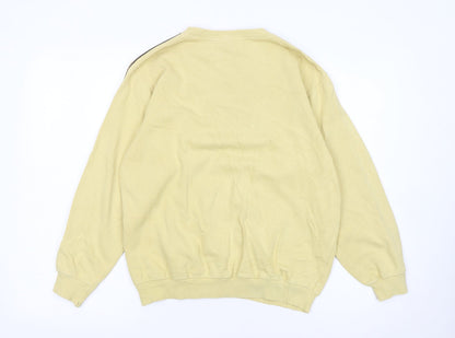 Adidas Girls Beige Embroidered Logo Pullover Sweatshirt 14 Years